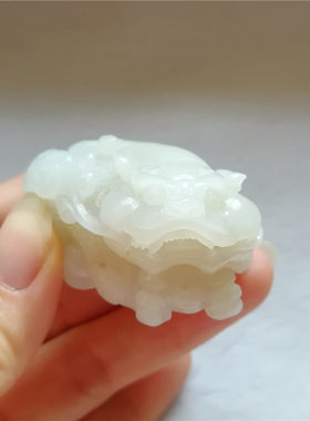 收藏天然玉独山玉吊坠老坑南阳独玉貔貅挂件神兽玉佩项链小把玩件