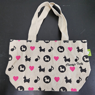 出口日本正品Rody洛迪小马周边棉麻帆布手提包饭盒包