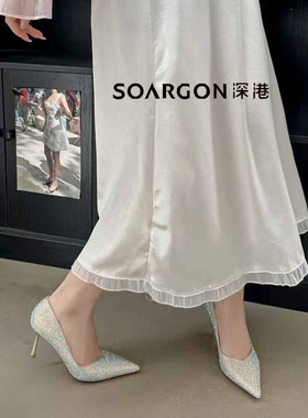 深港专柜2026春季新款时尚气质细高跟女士高跟单鞋子L071C89899