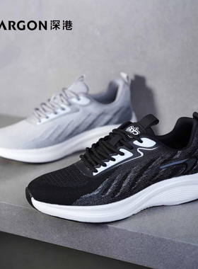 深港专柜2024秋季新款圆头黑色休闲百搭男士运动老爹鞋H153Q93666