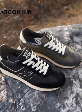 深港专柜2025秋季新款圆头百搭休闲系带舒适男士阿甘鞋W967C93777