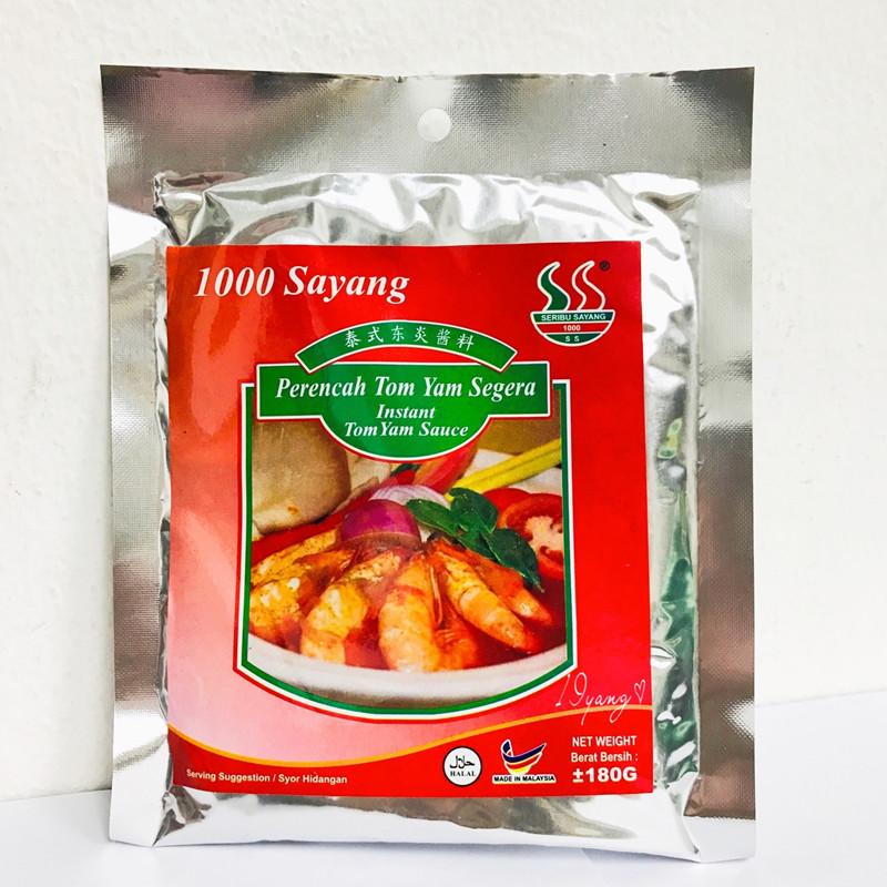 3包包邮 马来西亚泰式东炎酱料 TomYam 泰国冬阴功即煮调料 180克
