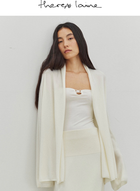 【白玉羊毛系列】ThereAt Laine随性云感羊绒针织外套2025秋新款