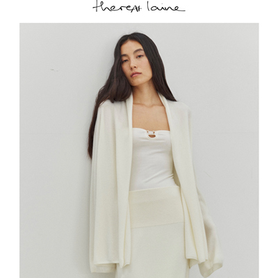 【白玉羊毛系列】ThereAt Laine随性云感羊绒针织外套2025秋新款