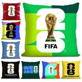 2026美加墨世界杯杯吉祥物抱枕靠垫宣传品足球主题布置装 饰纪念品