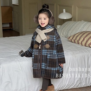 女童外套2025新款儿童洋气时髦中大童女孩韩版休闲外套秋冬装