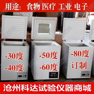 低温冰箱 50度 60度 冰柜 低温冰柜箱 小型低温试验箱 低温箱