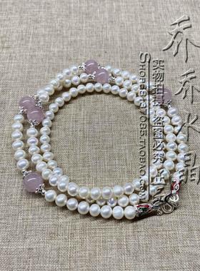 天然珍珠毛衣唐卡项链泰国佛牌挂链可定制其他款式