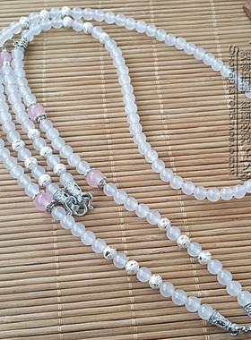 银色泰国蝴蝶佛牌其他款式白玛瑙