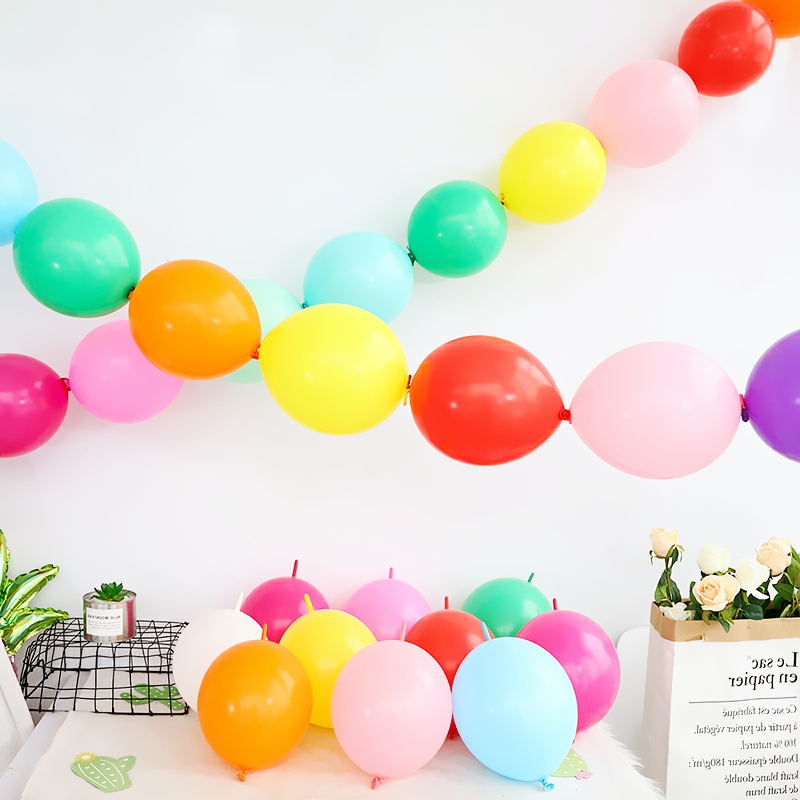 6寸加厚尾巴气球针尾球爱心造型