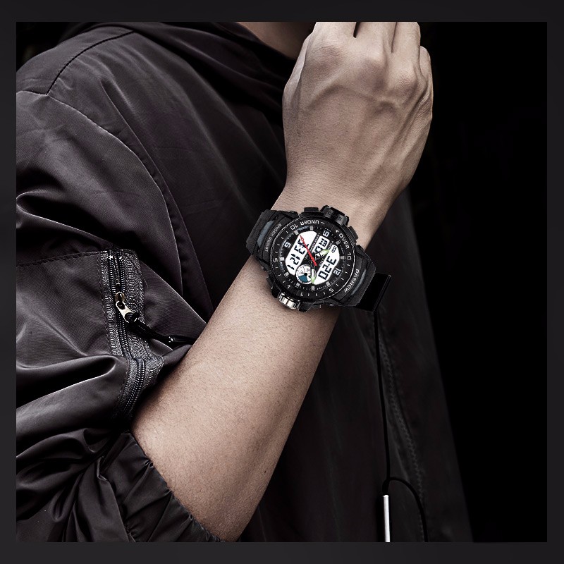 百圣牛新款运动手表大表盘防水潮