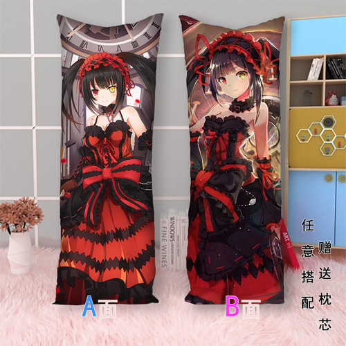时崎狂三等身抱枕约会大作战周边二次元枕头半身定制可拆洗送枕芯