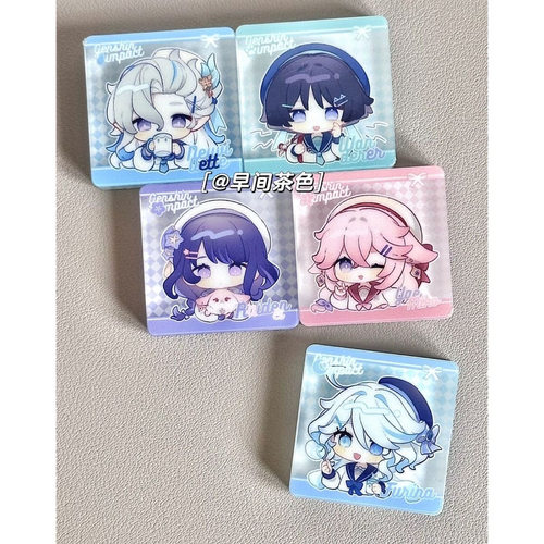 原神亚克力方砖摆件520毕业季送女友DIY礼物芙宁娜散兵那维雷电