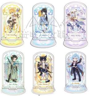 奇喵君故事立牌猫小黑余晚晚猫成成勇者传书中奇旅主题桌面摆件