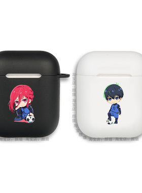 蓝色监狱 动漫 q版 耳机套适用Airpods保护壳苹果2无线蓝牙盒3代pro软硅胶1磨砂保护套全包第一二三代