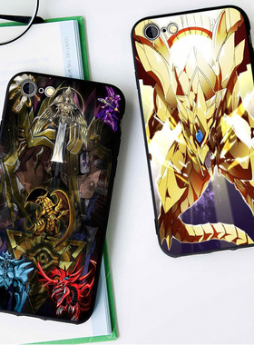 太阳神的翼神龙手机壳适用6s苹果XSMAX 78plus磨砂iphone11游戏王