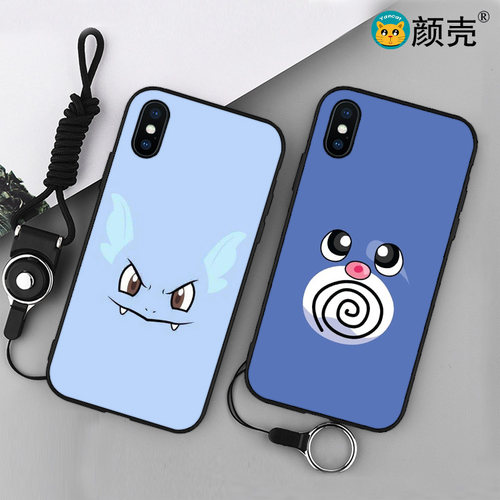 宠物卡通/卡咪龟/蚊香蛙6s适用XSMAX手机壳678plus磨砂iphone5s