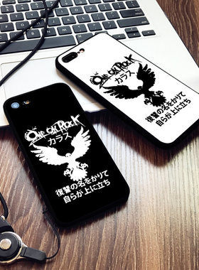 ONE OK ROCK摇滚乐队6s适用XSMAX手机壳8plus磨砂iphone7软壳11XR