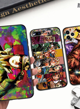 JOJO的奇妙冒险手机壳适用XS苹果12mini软11PROMAX承太郎6S78PLUS
