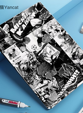 蓝色监狱动漫足球平板皮套11适用ipad10保护壳pro13全包mini6软air56蚕丝纹10.9寸华为matepad笔槽11.5s小米V