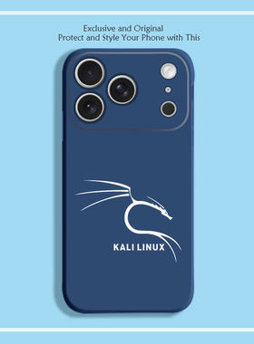 kali操作系统LINUX编程程序员开发8色液态硅胶12手机壳11适用14苹果15 16 17PROMAX红米K90全包软VIVO小米