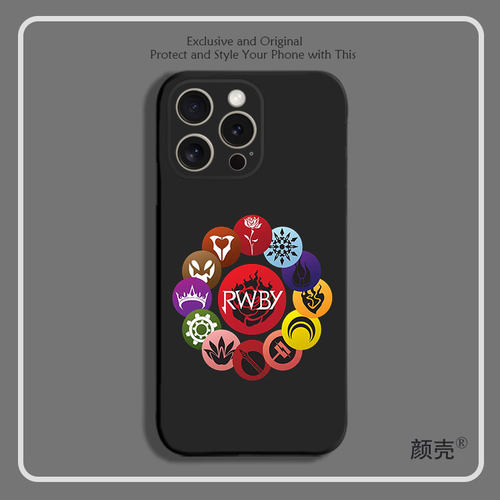RWBY四色战记8色液态硅胶12手机壳11适用14MAX苹果15PRO红米K60一加VIVOX90小米13挂绳IQOO10华为MATE60PRO软