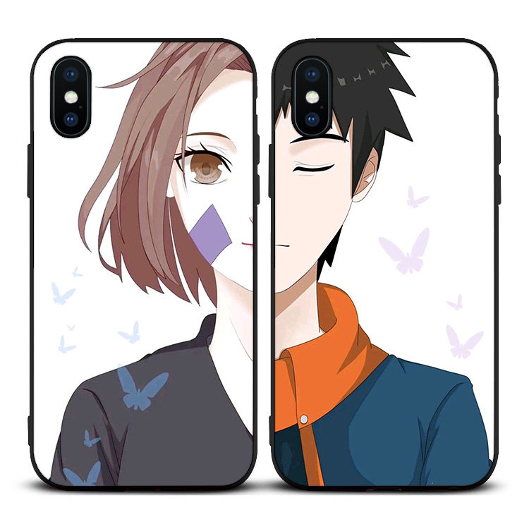 火影忍者带土琳6s适用XSMAX手机壳8plus磨砂iphone7软壳5SE情侣XR