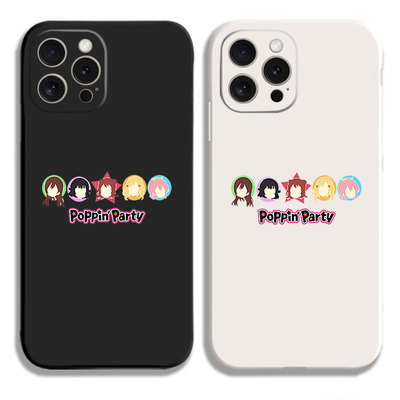 Bang dream周边T恤邦邦人roselia少女乐团派对11手机壳16适用iphone13PRO苹果15maxr红米17一加ace3小米14软
