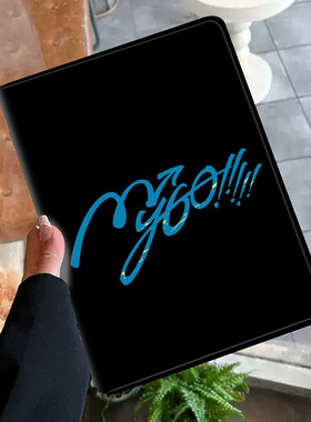 BanG Dream! It's MyGO蓝色标志平板皮套适用ipad10保护壳pro13全包mini6软air56蚕丝纹10.9寸华为10.2笔槽