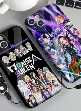 RAISE A SUILEN动漫BanG Dream菲林光面手机壳11适用苹果iPhone16PROMAX玻璃13华为MATE70荣耀15小米16硬14一