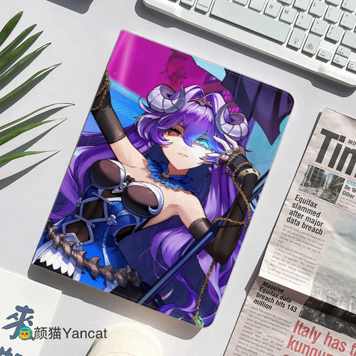 Guardian Tales平板皮套11适用ipad10保护壳pro13全包mini6软air56蚕丝纹10.9寸华为matepad笔槽11.5小米VIVO
