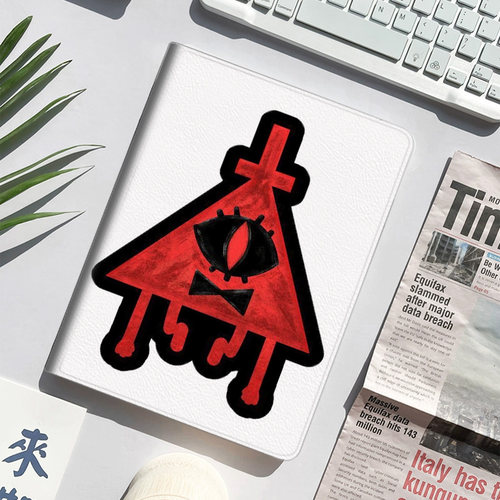 比尔·赛弗 怪诞小镇 混沌恶魔平板保护壳适用华为MatePad 11.5 2026款蚕丝纹带笔槽荣耀X8小米Redmi K Pad