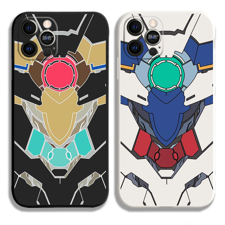 高达00Q装甲12液态硅胶8手机壳11适用XSMAX苹果67挂绳SE小米9华为