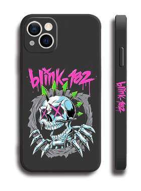 Blink182乐队朋克摇滚侧边11手机壳12适用iphone13PRO苹果15maxr红米K70一加ace2小米14液态IQOO12硅胶全包软