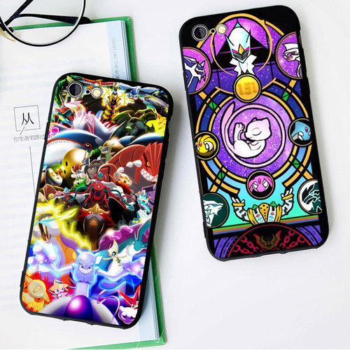 宠物卡通/神兽/超梦6s适用XSMAX手机壳8plus磨砂iphone7软壳5SE