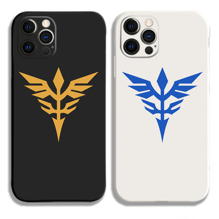 高达吉恩吉翁zeon手机壳适用11PRO液态苹果12软XSMAX华为NOVA5678