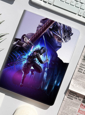 忍者龙剑传 游戏周边平板皮套适用ipad10保护壳pro13全包mini6软air56蚕丝纹10.9寸华为10.2笔槽11.5s小米