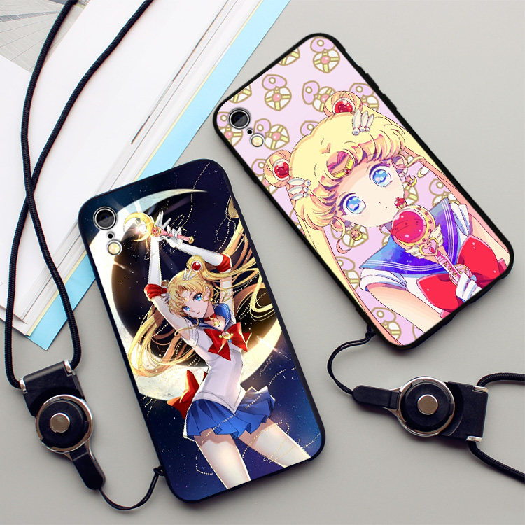 美少女战士水冰月6s适用XS MAX手机壳8plus磨砂iphone7软5s硅胶XR
