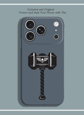 雷霆之锤 战锤40K8色液态硅胶12手机壳11适用14苹果15 16 17PROMAX红米K90全包软VIVO小米13挂绳IQOO12华为