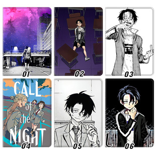 彻夜之歌夜守光动漫周边平板皮套11适用ipad10保护壳pro13全包mini6软air56蚕丝纹10.9寸华为matepad笔槽11