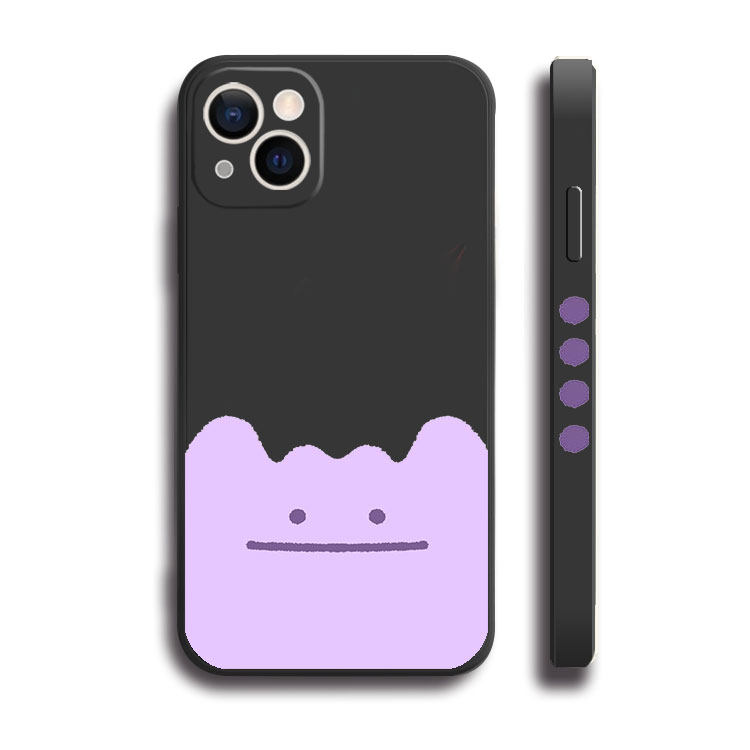 宠物卡通百变怪11手机壳12适用iphone13PRO苹果15maxr红米K70一加ace2小米14液态IQOO12硅胶VIVOX100全包软