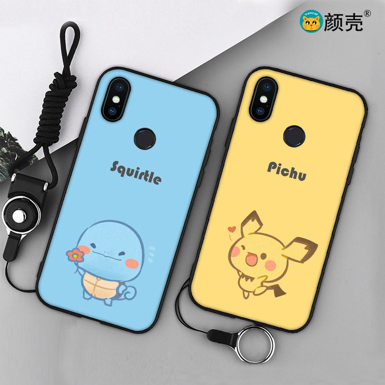 杰尼龟手机壳适用K20小米9 MIX3硅胶k30红米NOTE7宠物卡通MIX2S