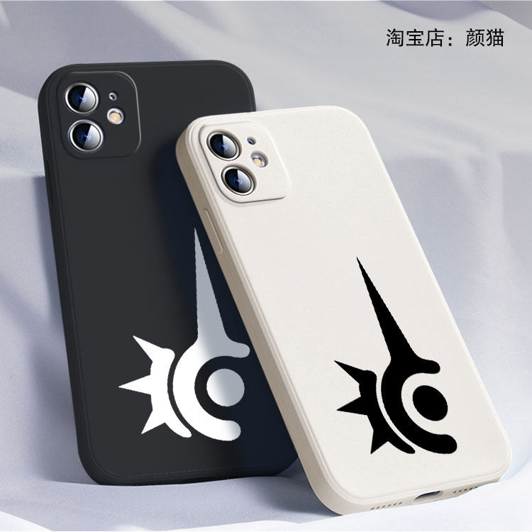 ff14最终幻想赤魔法师logo游戏周边8色液态硅胶12手机壳11适用14苹果15 16 17PROMAX红米K90全包软VIVO小米