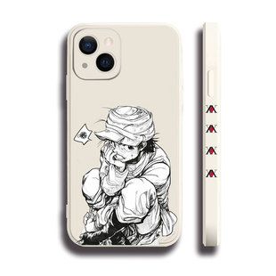 全职猎人黑白侧边11手机壳16适用iphone13PRO苹果15max红米K70一加ace3小米14液态IQOO12硅胶VIVO 金·富力士