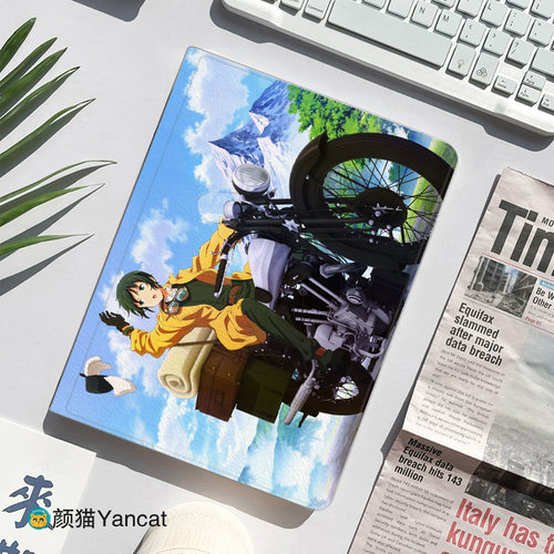 奇诺之旅动漫平板皮套11适用ipad10保护壳pro13全包mini6软air56蚕丝纹10.9寸华为matepad笔槽11.5s小米6IQOO