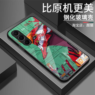eva初號機福音戰士11手機殼16適用iphone13PRO蘋果15maxr紅米K80一加ace3小米14鋼化IQOO12玻璃VIVO全包