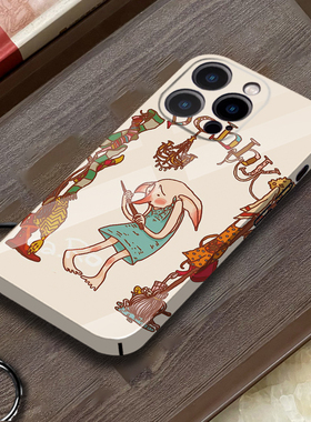 哈利波特多比DOBBY手机壳适用三星Galaxy S22 S23 S24硬iPhone15Plus菲林Ultra光面MATE70苹果16华为荣耀小米