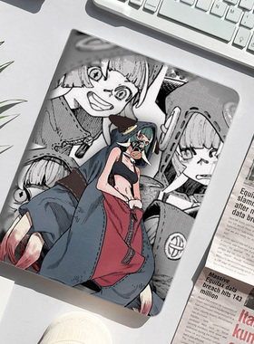 废渊战鬼 动漫 姬塔平板皮套适用ipad10保护壳pro13全包mini6软air56蚕丝纹10.9寸华为10.2笔槽11.5s小米