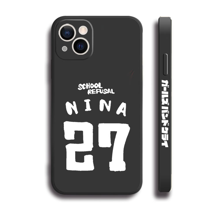 少女哭泣乐队NINA 27号侧边11手机壳12适用iphone13PRO苹果15maxr红米K70一加ace2小米14液态IQOO12硅胶全包