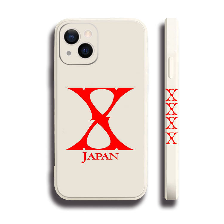 X-Japan日本摇滚乐队简约黑白侧边11手机壳16适用iphone13PRO苹果15max红米K70一加ace3小米14液态IQOO12硅胶